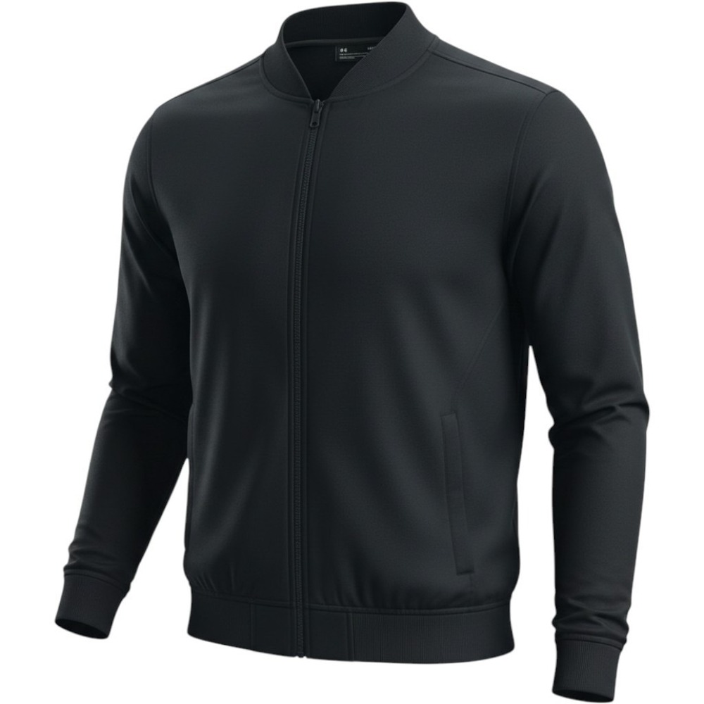 Under Armour Jacket Full Zip Sweats Cold Gear Loose Fit Black Fleece Lined Men L